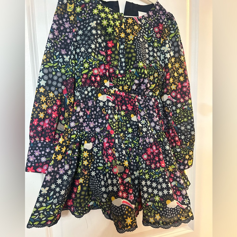 Disney Encanto Floral Long Sleeve Dress